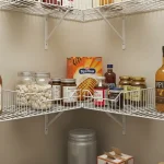 7. Corner Wire Racks for Unused Spaces