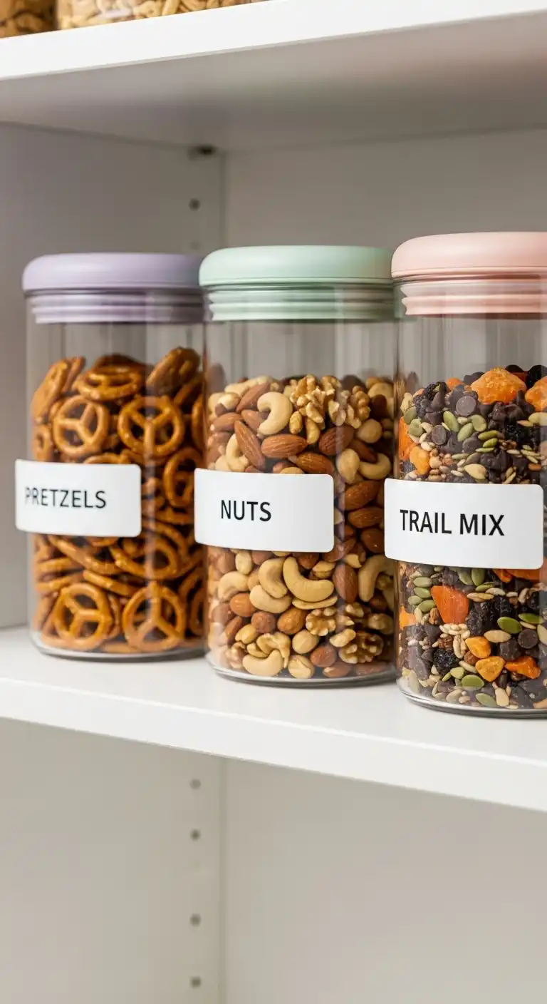 7. Decant into Uniform Containers