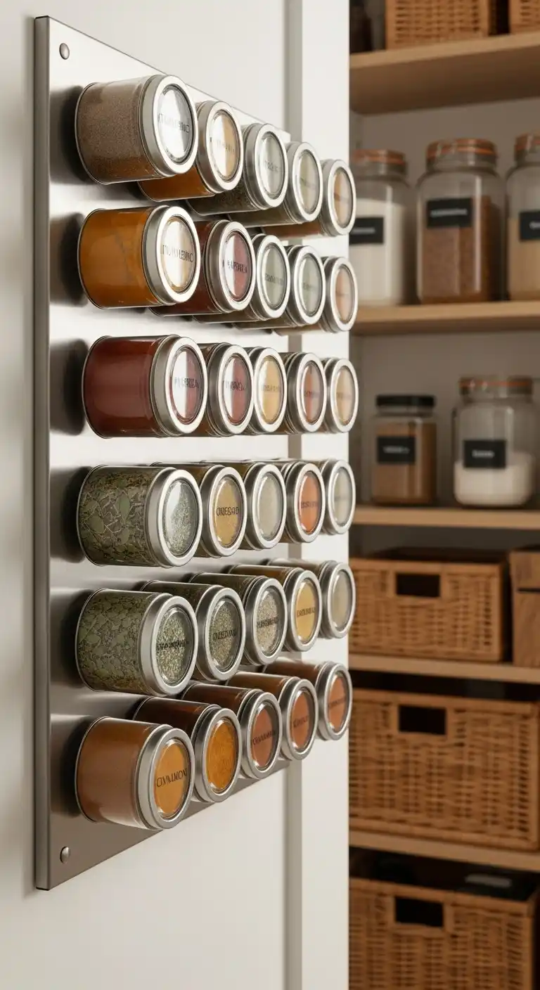 7. Magnetic Spice Tins