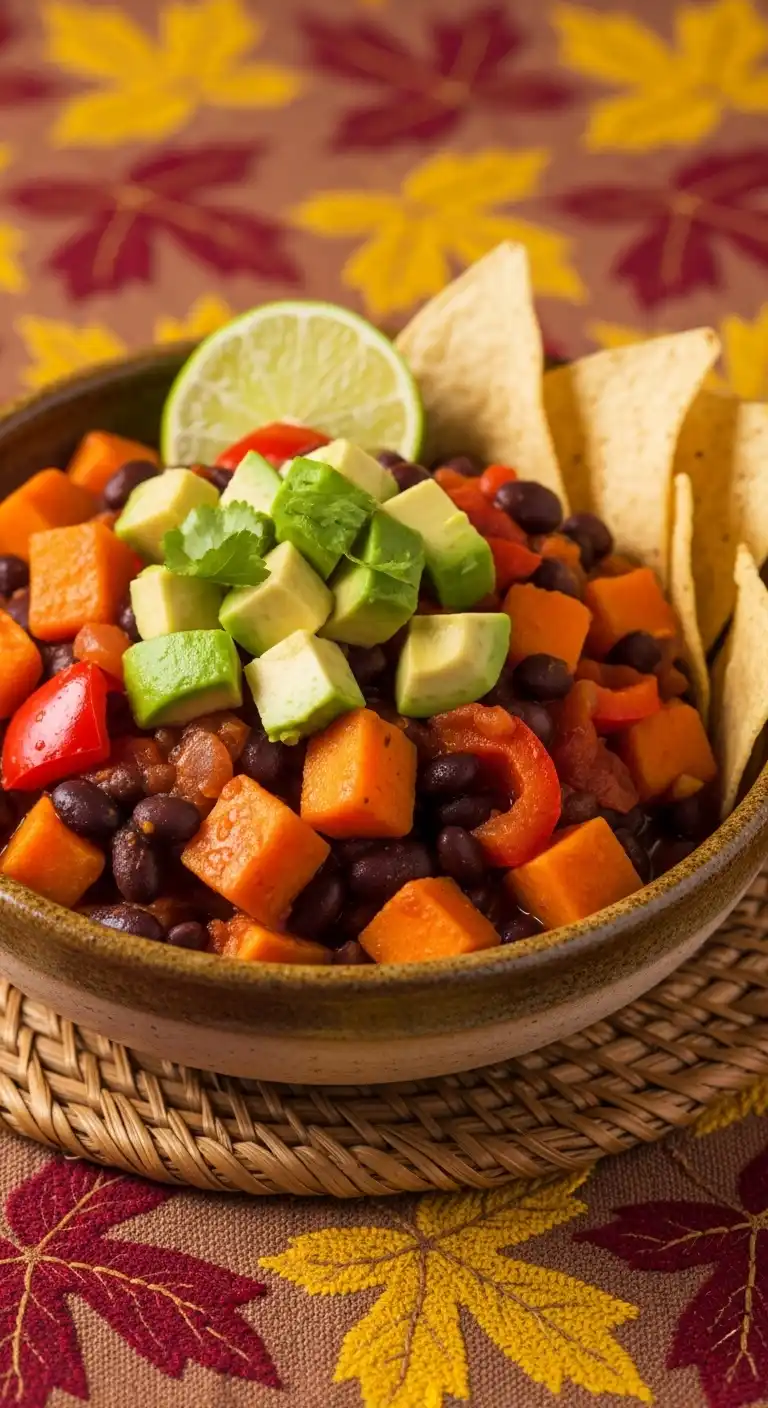 7. Sweet Potato and Black Bean Chili