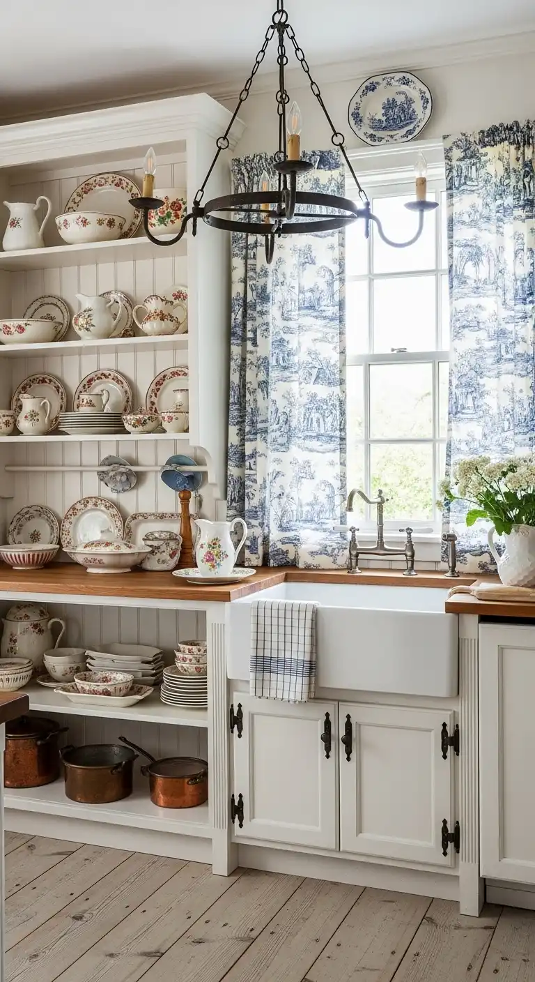 8. French Country Kitchen Design