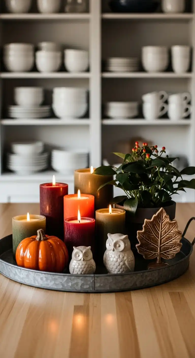 9) Vintage-Inspired Metal Trays