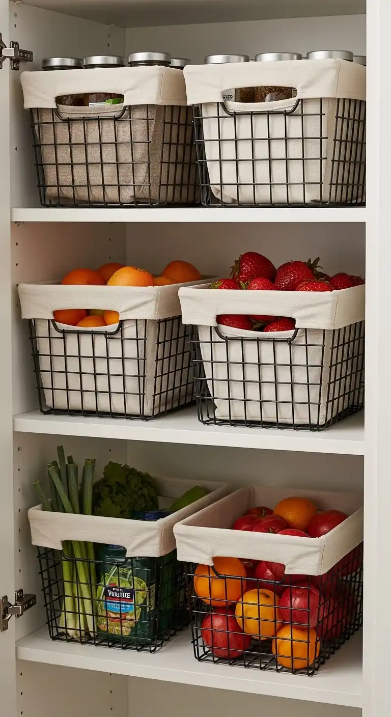 9. Basket Storage for Produce
