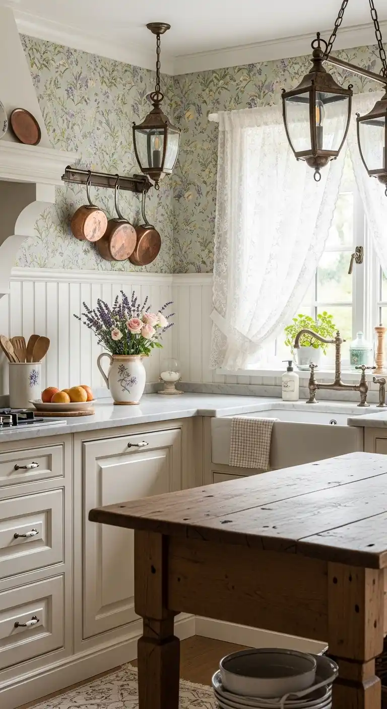 Antique French Country Kitchen Style