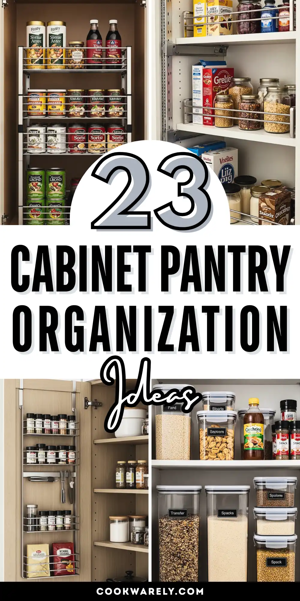 Cabinet Pantry Organization