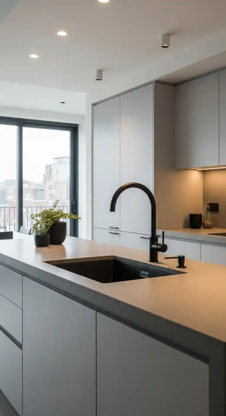 Concrete Countertop Elegance