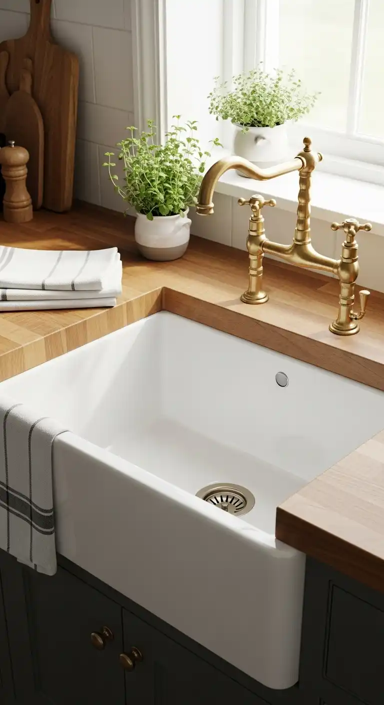 Farmhouse Sink Pairings Aesthetic Combo