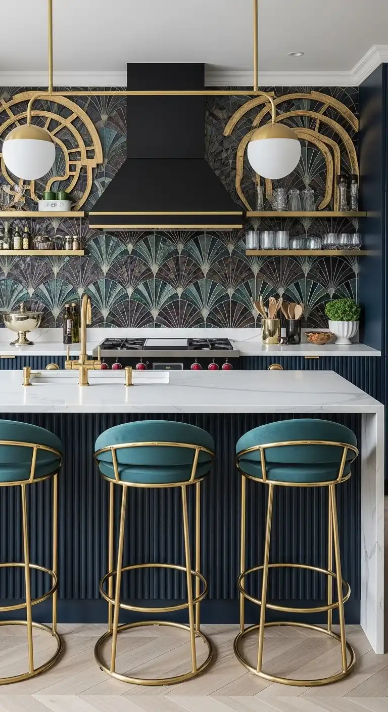 Geometric Art Deco Kitchen Trends