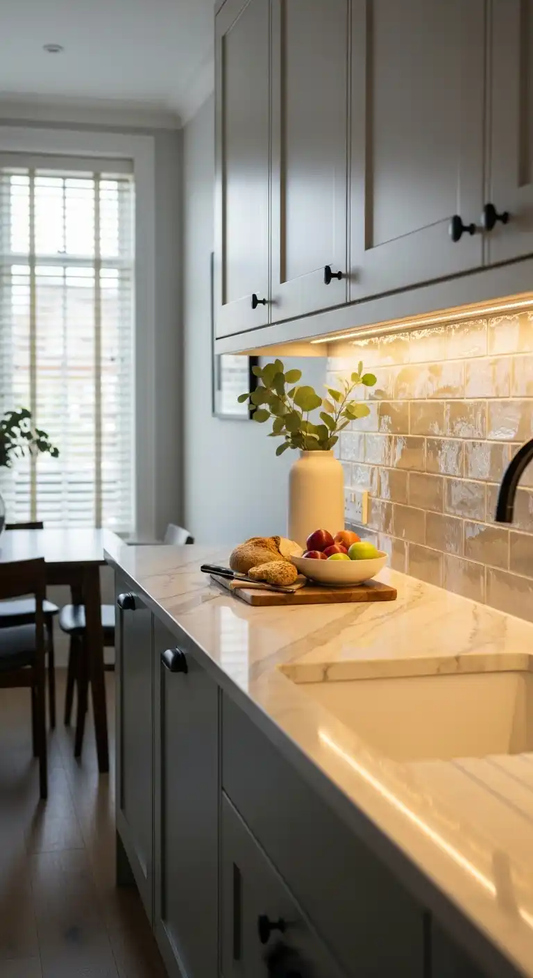 Glowing Under-Cabinet Lighting