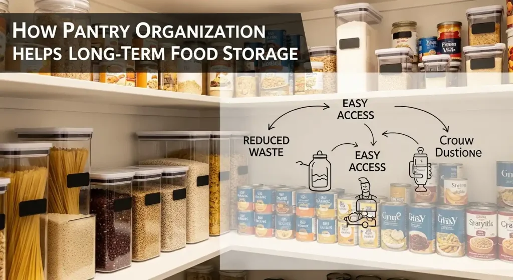 How Pantry Organization Helps with Long-Term Food Storage