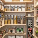 Narrow Pantry Organization