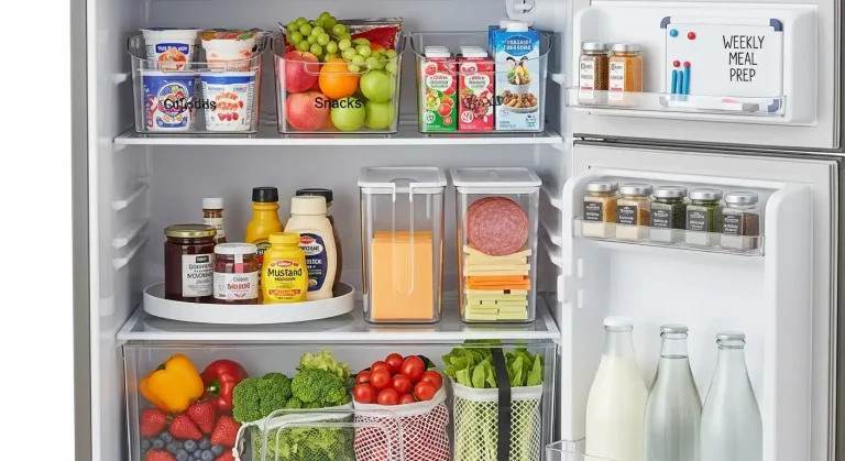 Small Fridge Organization Ideas
