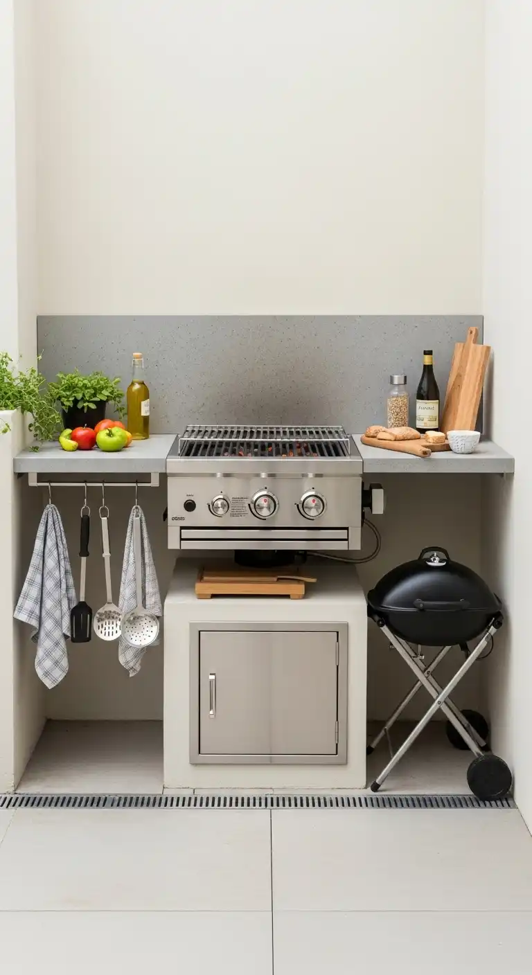 1. Compact Grill Station