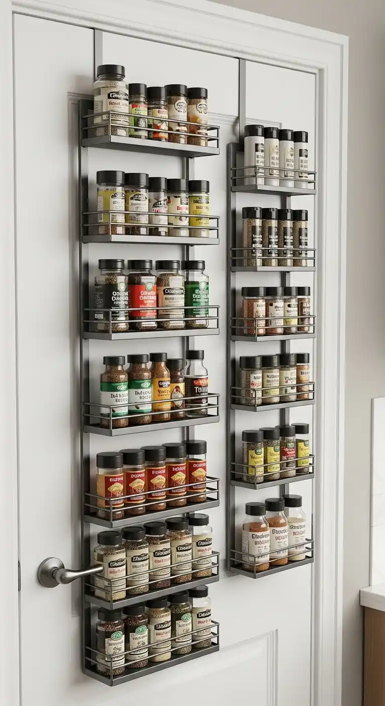 1. Over-the-Door Spice Racks