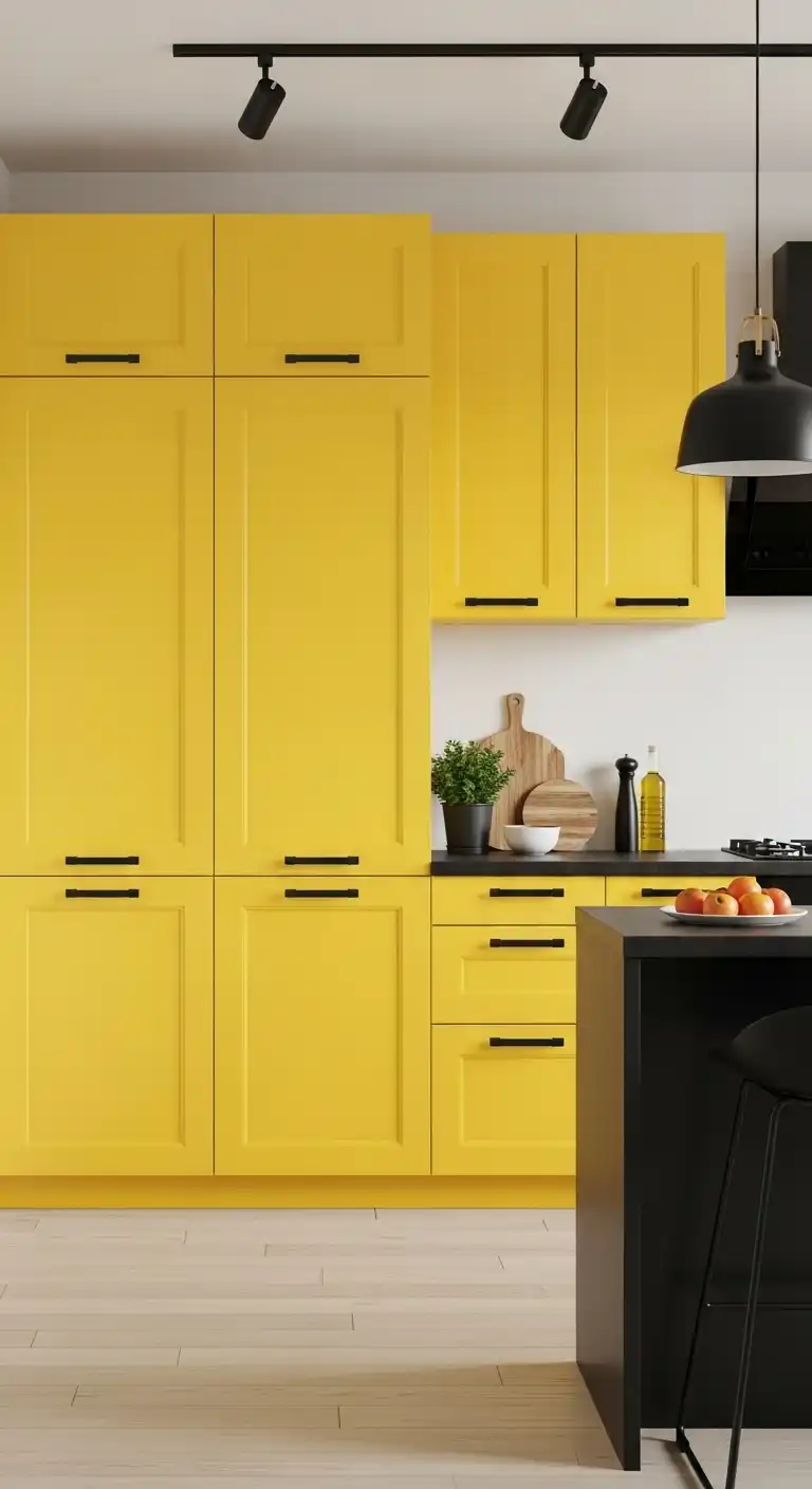 10. Bold Yellow with Black Hardware