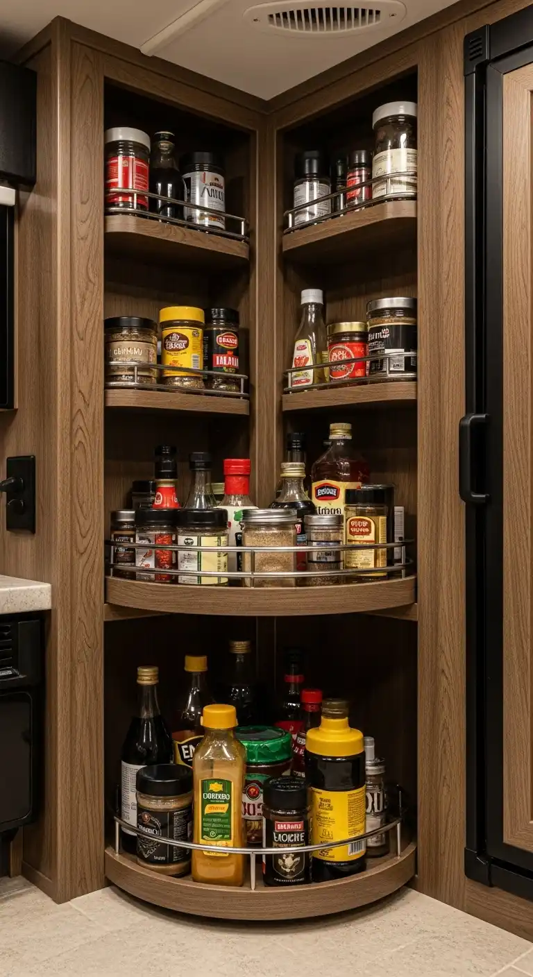 10. Maximize Corner Space with a Lazy Susan