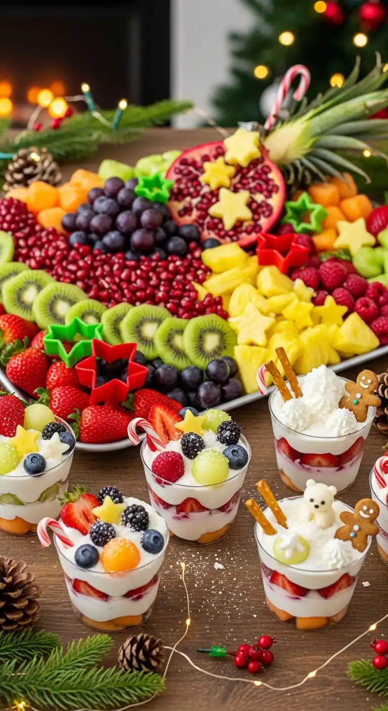 10. North Pole Inspired Fruit Cups