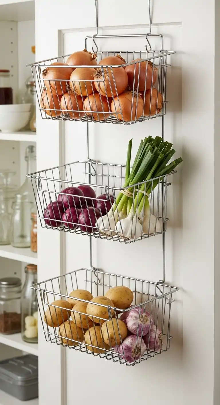 10. Tiered Baskets for Produce