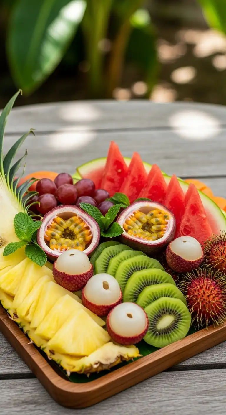 10. Tropical Fruit Tray Arrangement