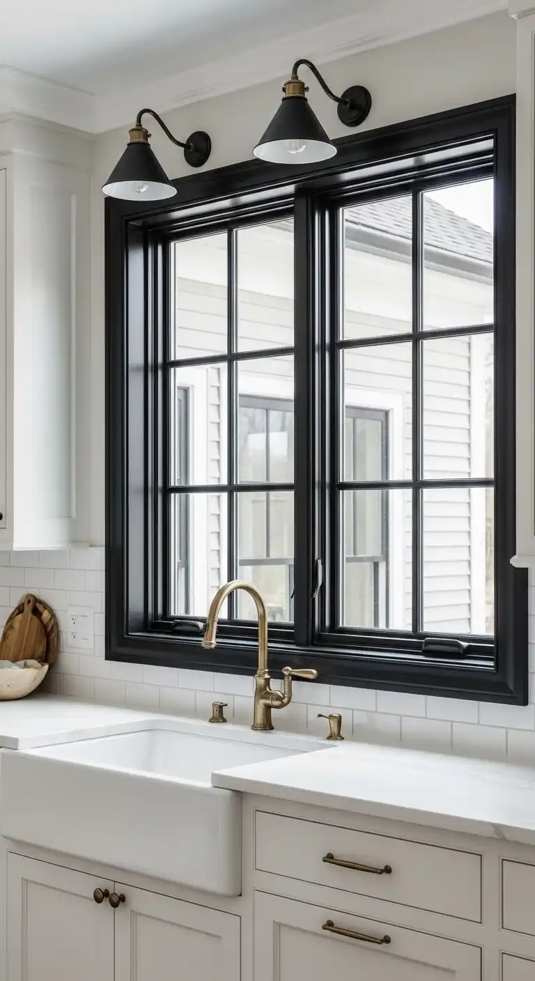 11. Black Window Frames