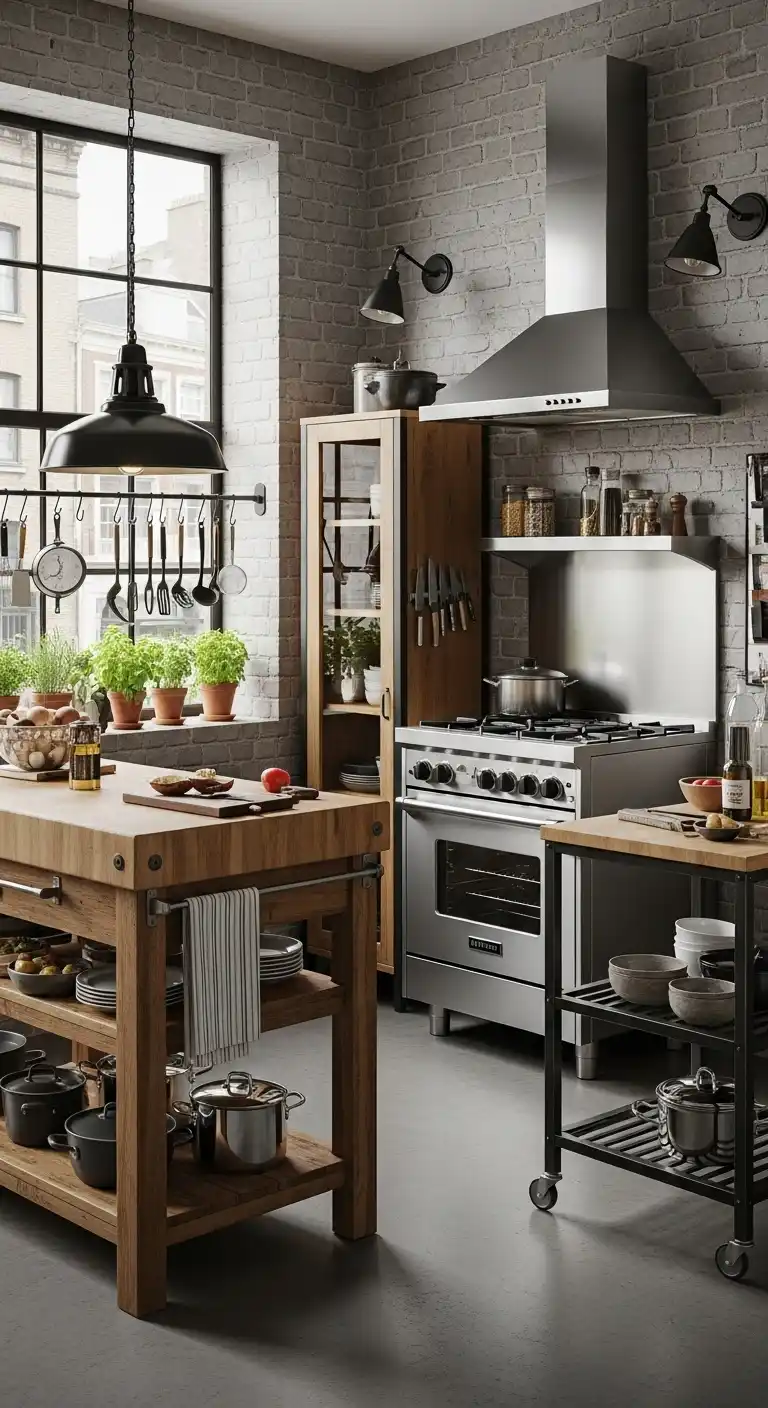 11. Compact Urban Unfitted Kitchen