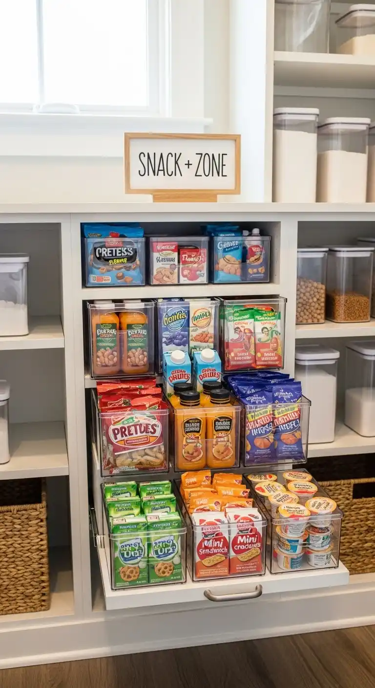 11. Create a “Grab-and-Go” Snack Zone