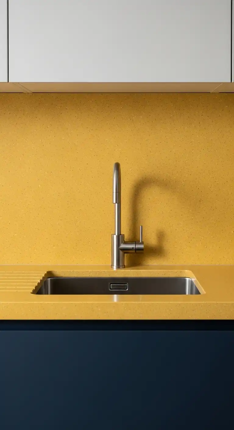 11. Simple and Sleek Countertops