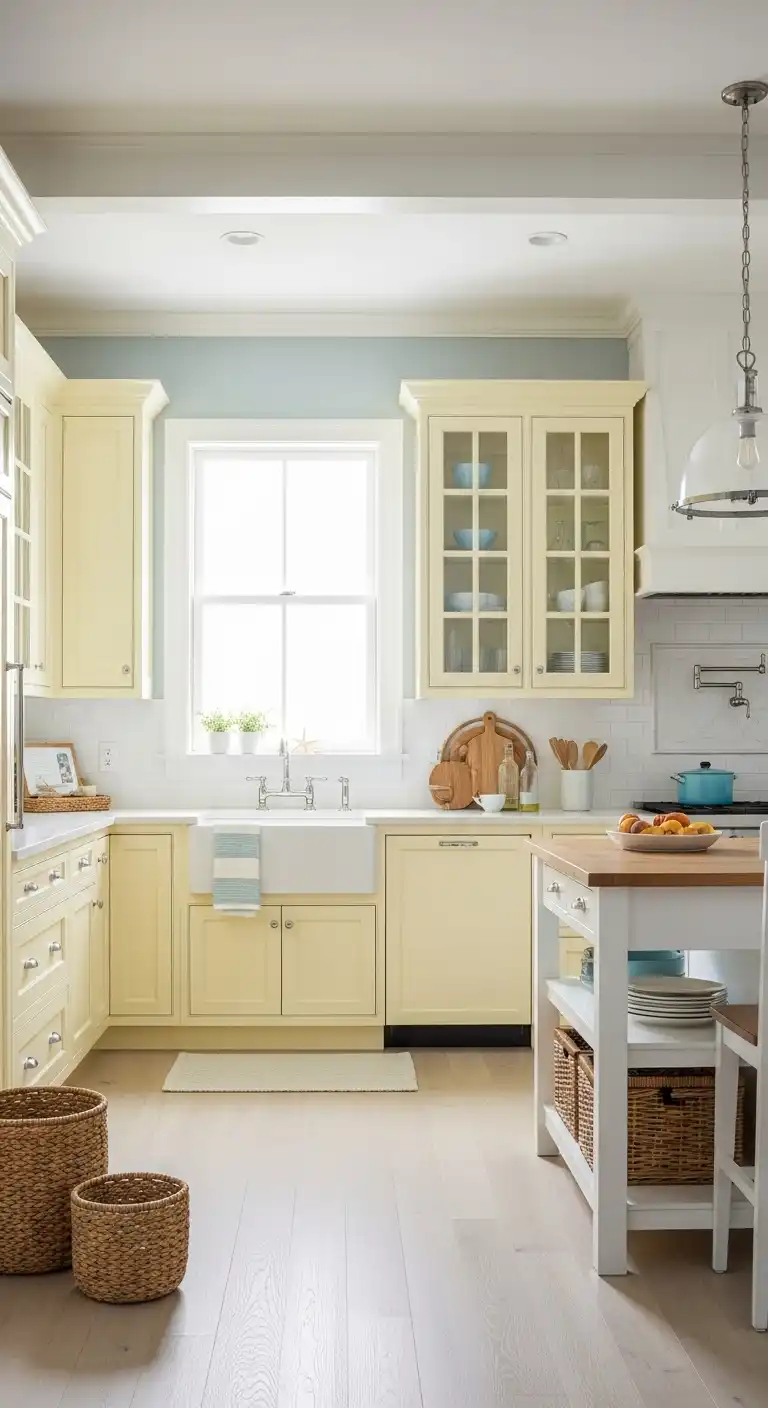12. Coastal Style with Buttery Yellow