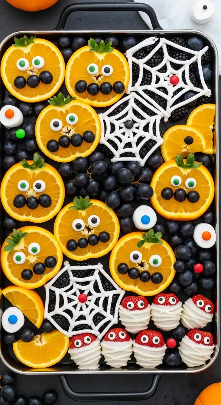 12. Spooky Halloween Fruit Tray