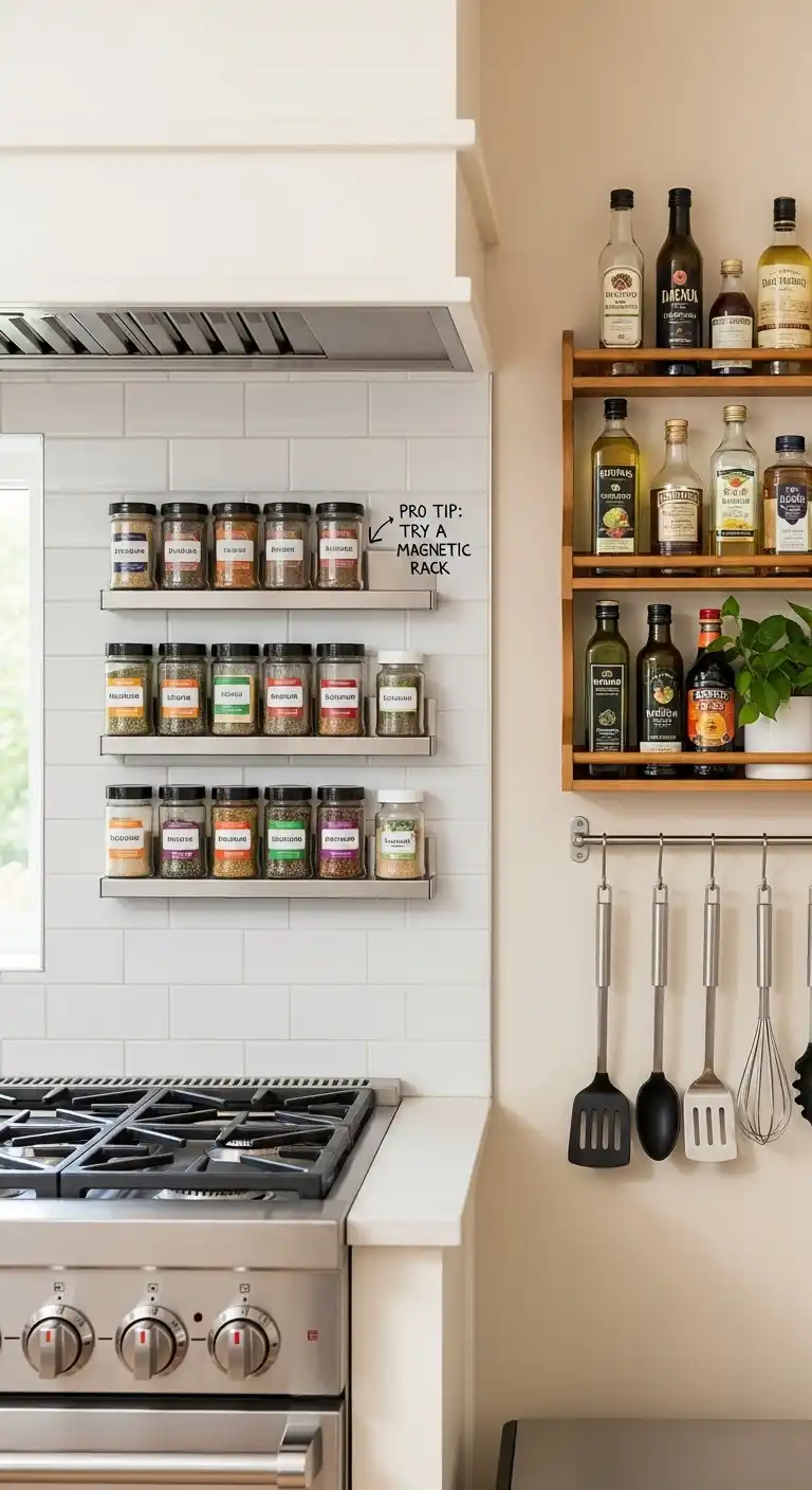 12. Use Wall-Mounted Racks
