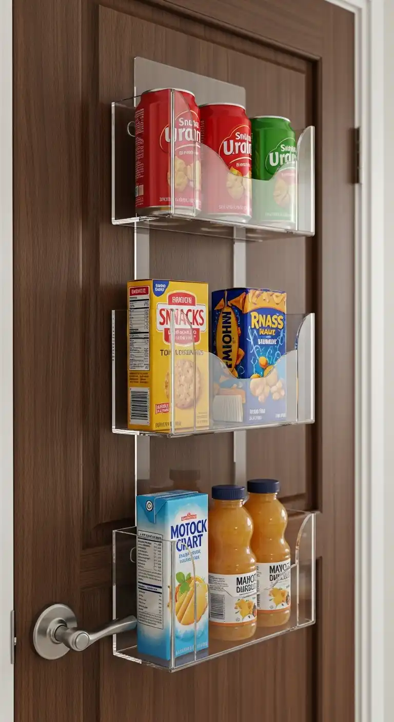 13. Acrylic Magazine Holders for Snacks