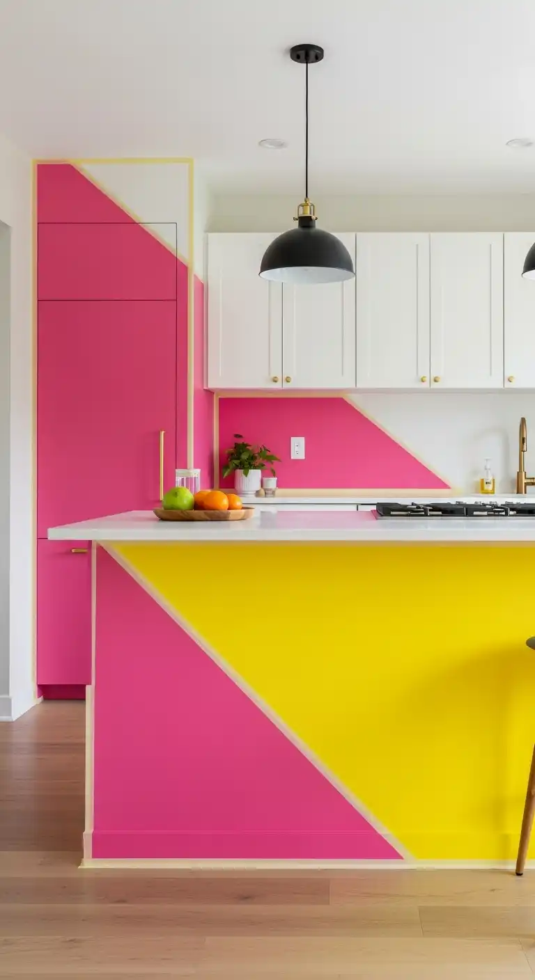 13. Color Blocking for a Dramatic Effect