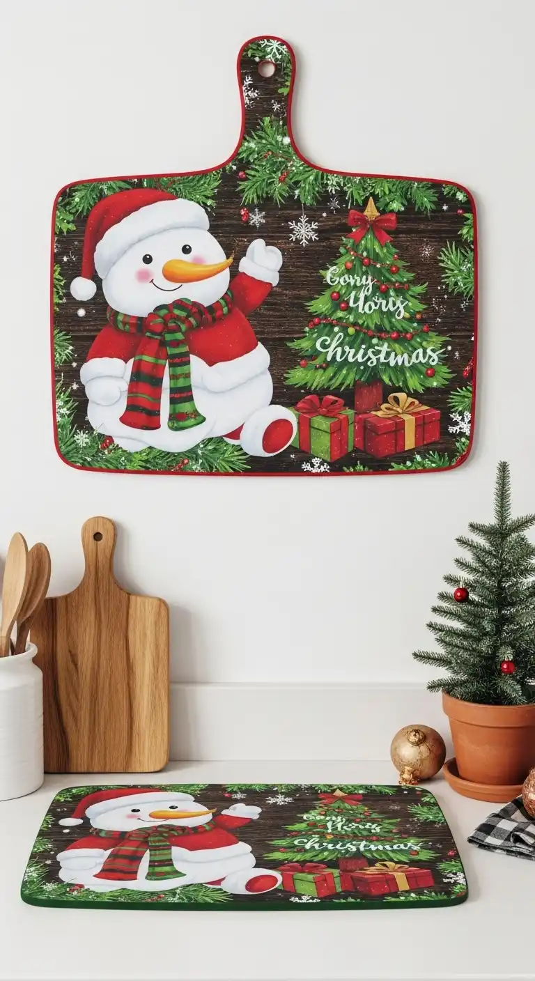 13. Holiday-Themed Cutting Boards