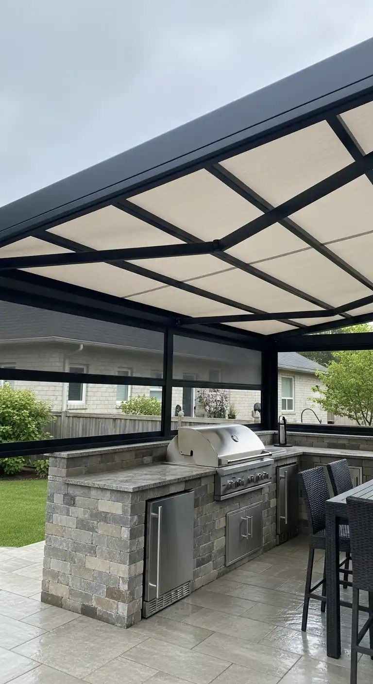 13. Retractable Awning Cover