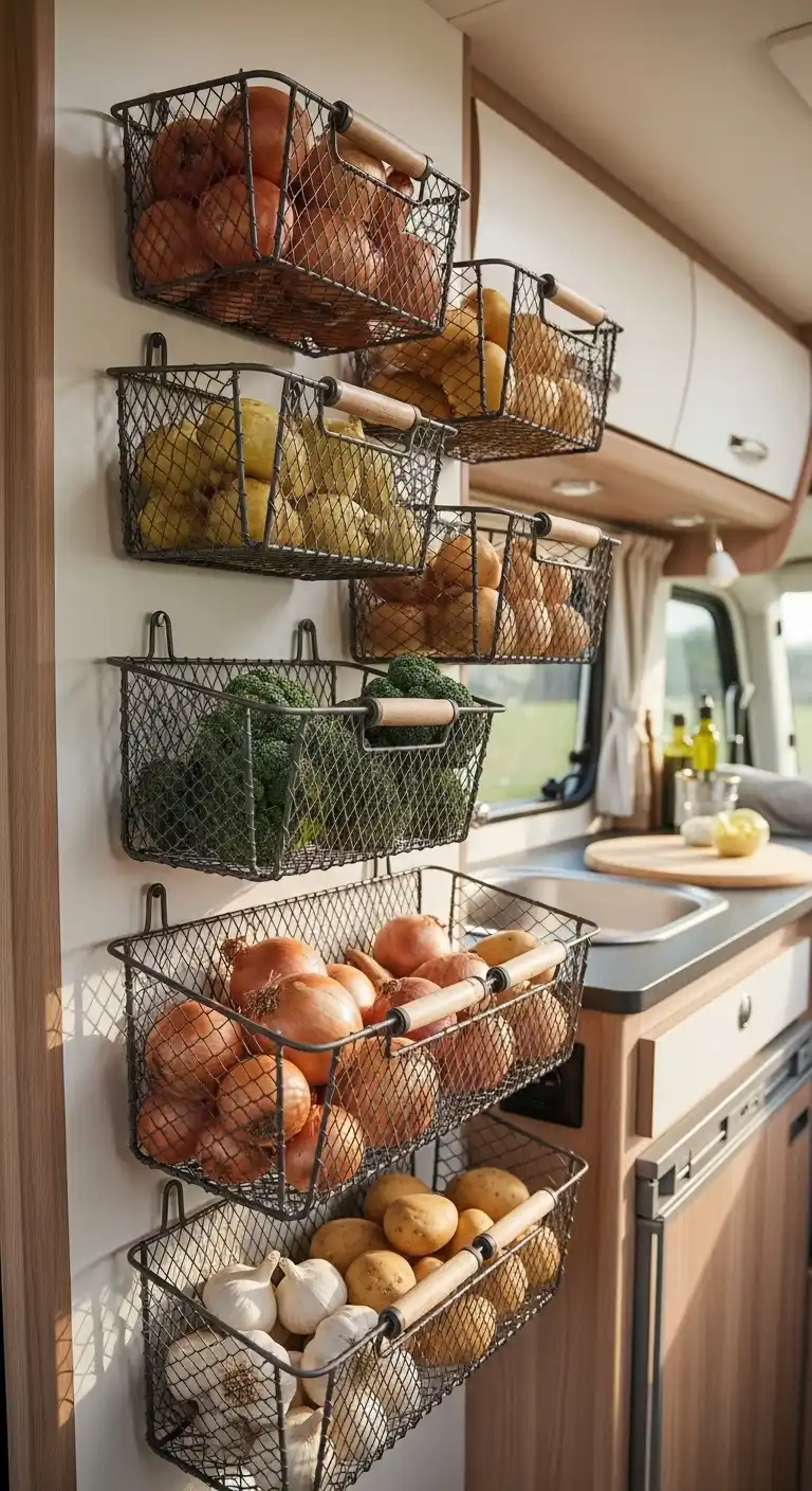 14. Add Baskets for Produce