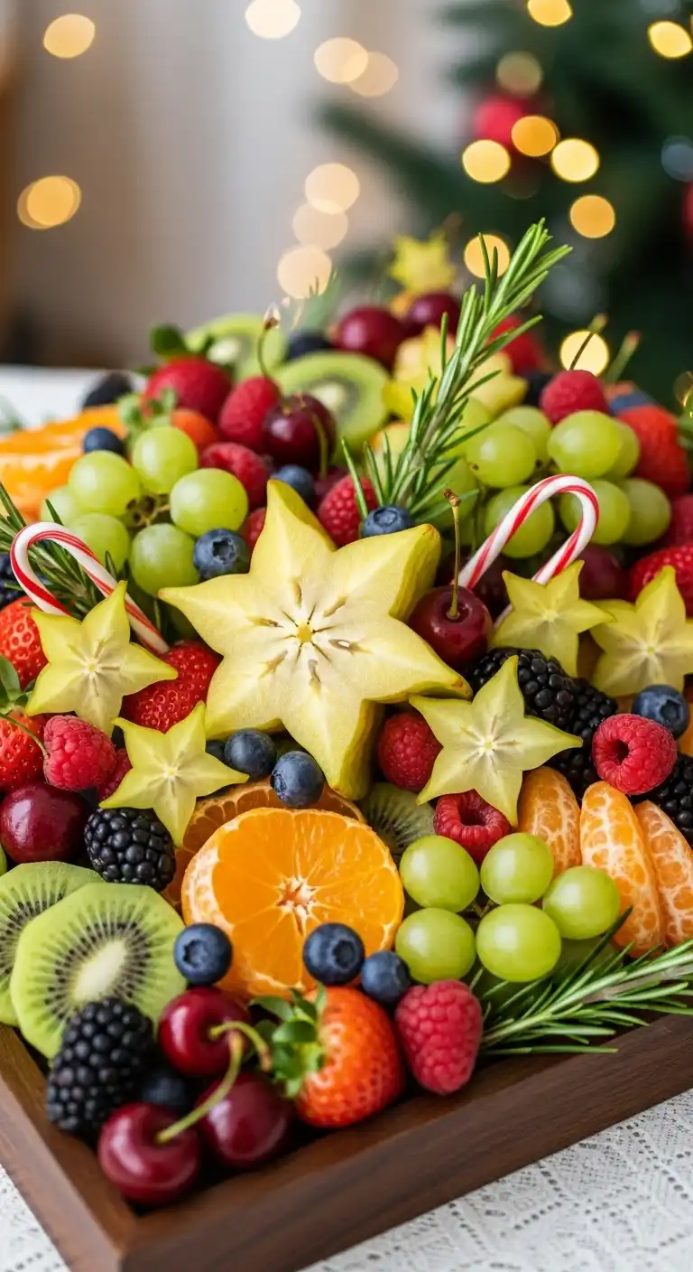14. Festive Star Fruit Centerpiece