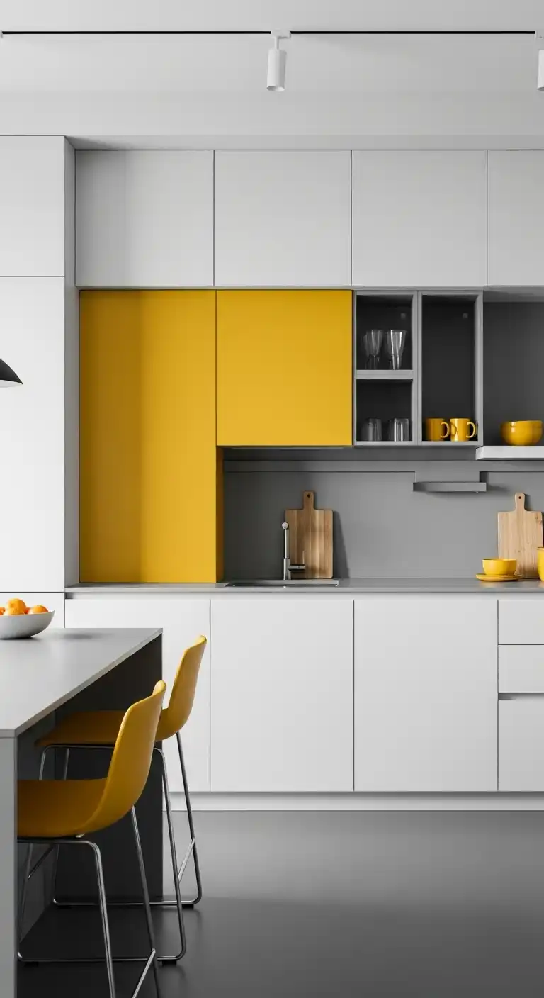 14. Modern Minimalist Mustard