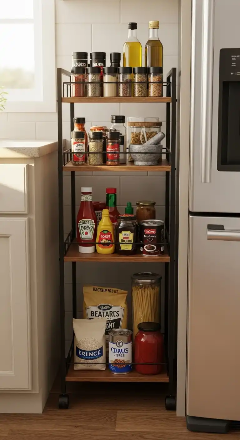 15. Add a Rolling Cart for Overflow