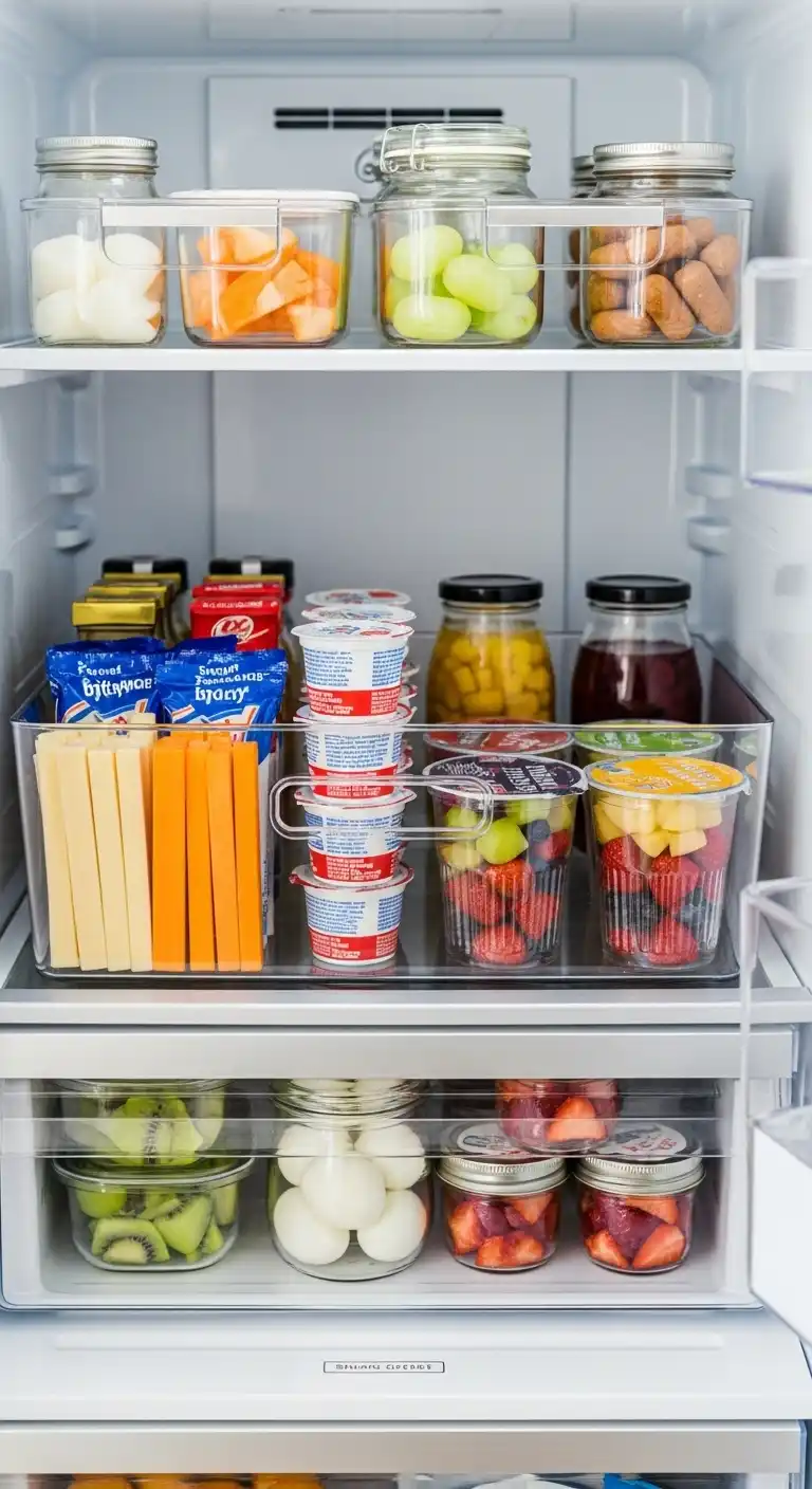 15. Create a “Snack Zone” Bin