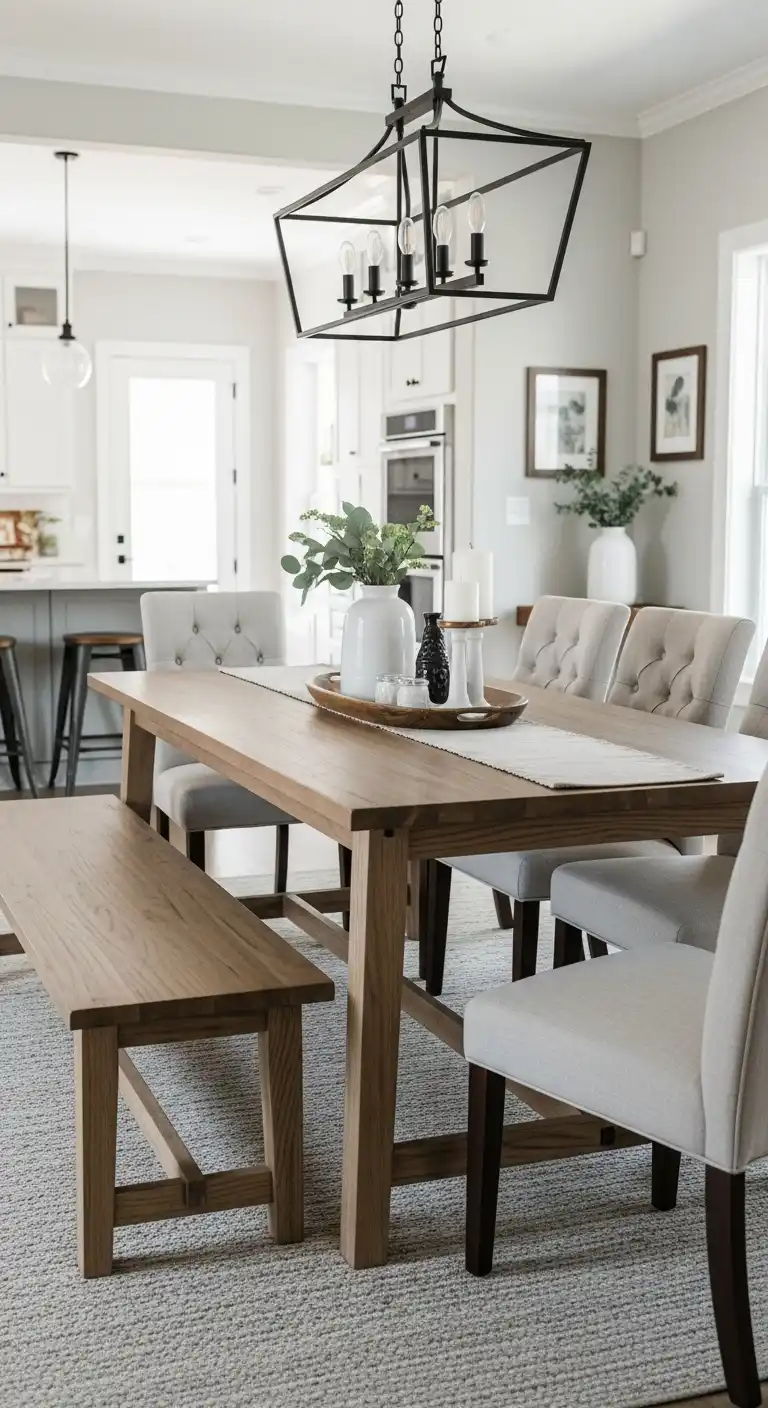 15. Modern Farmhouse Dining Table