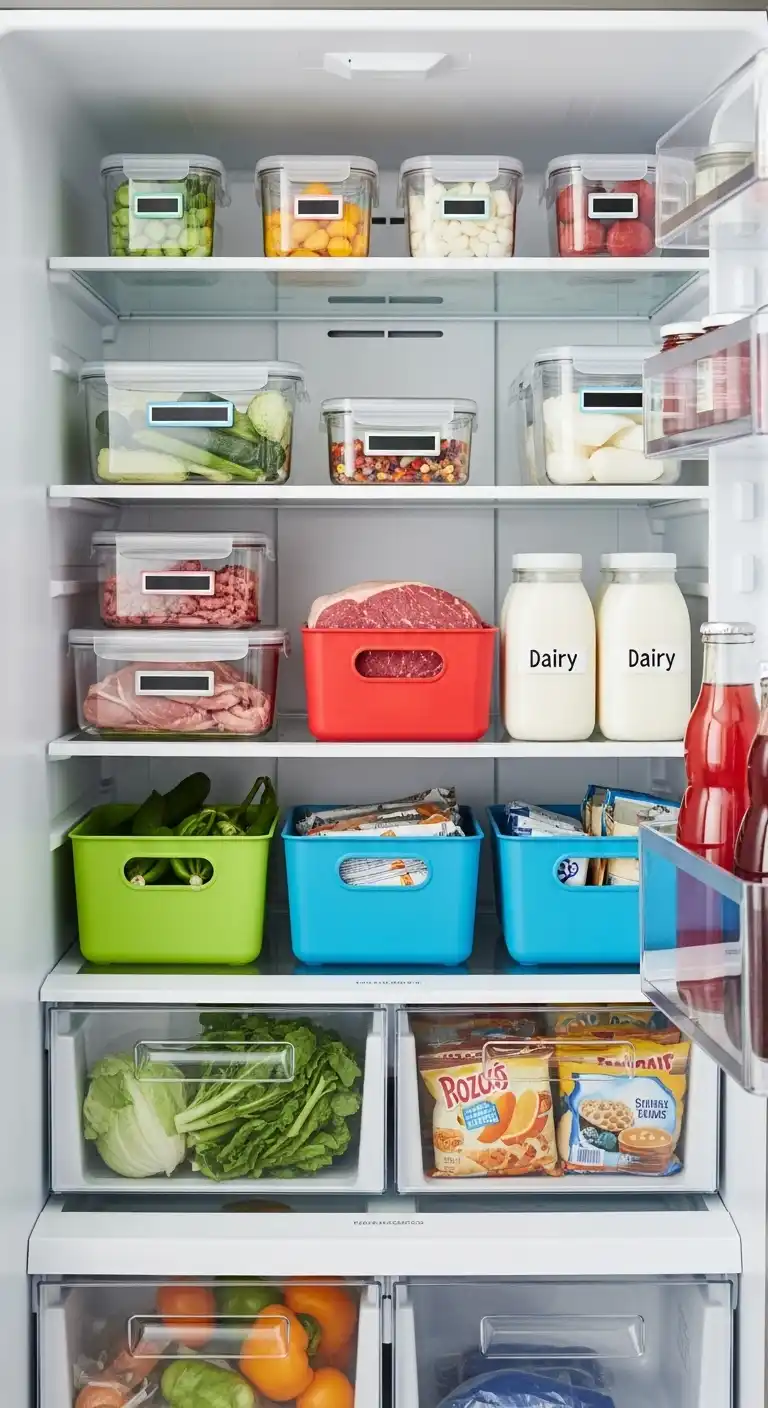 16. Color-Coded Containers