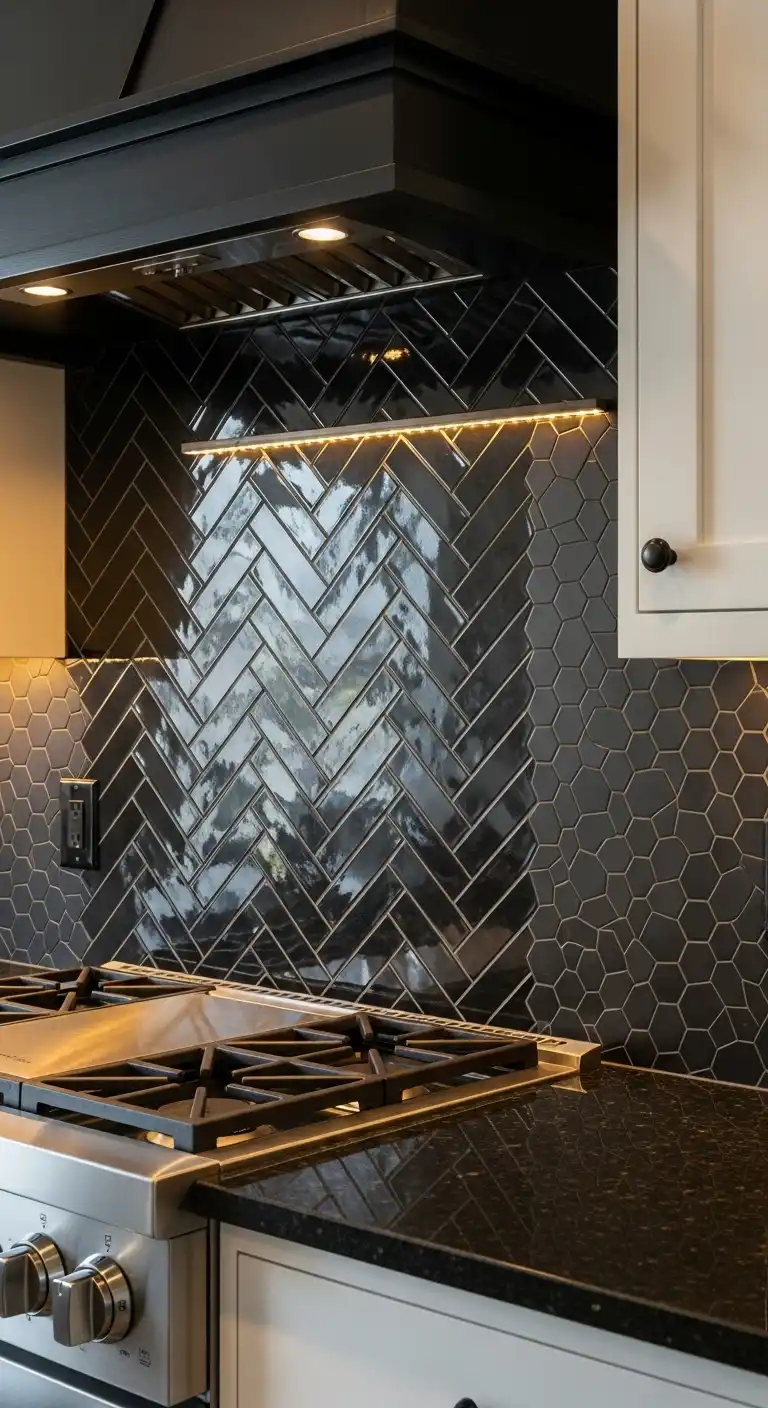 17. Black Tile Patterns