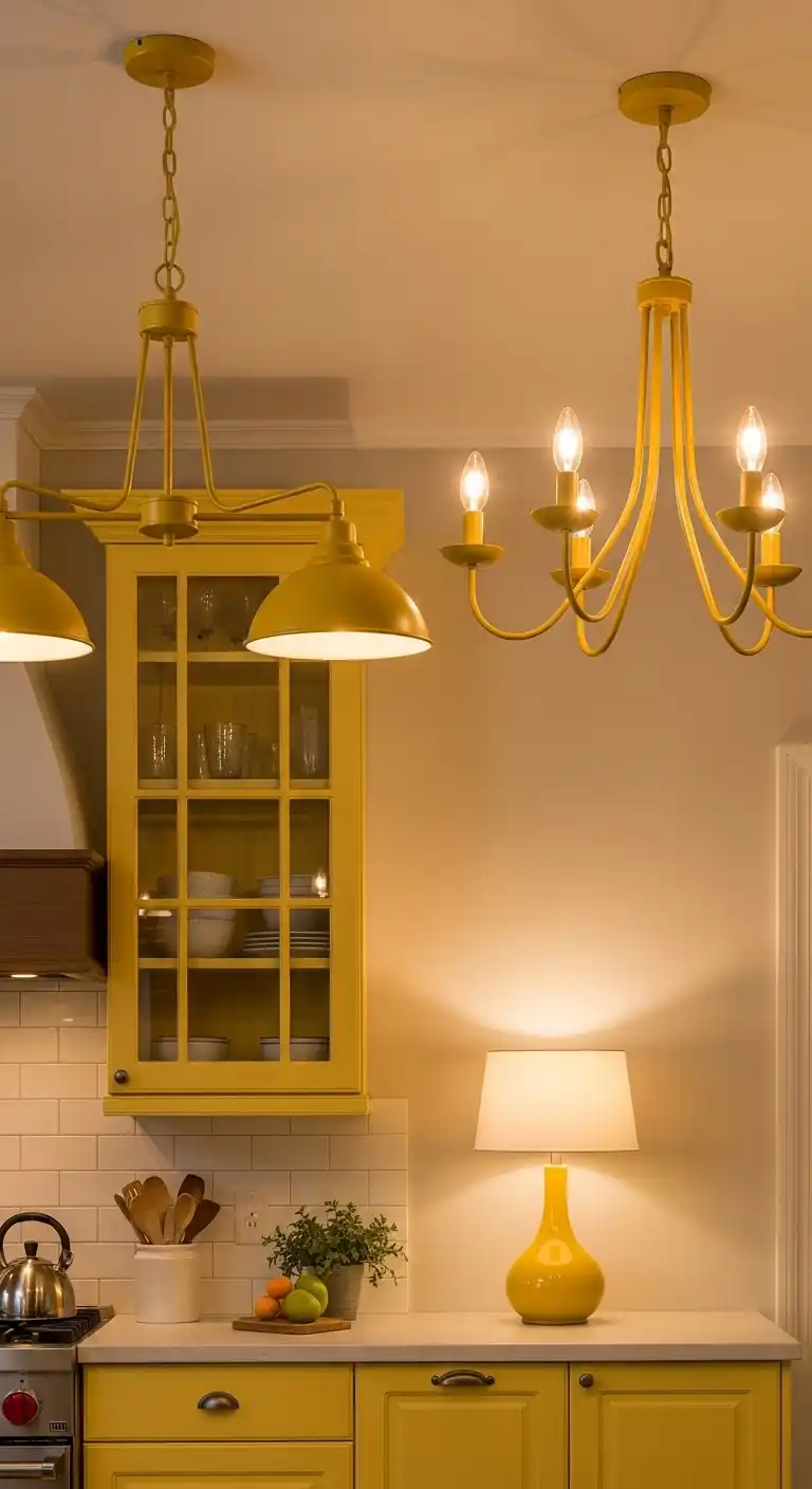 17. Lighting Fixtures that Pop