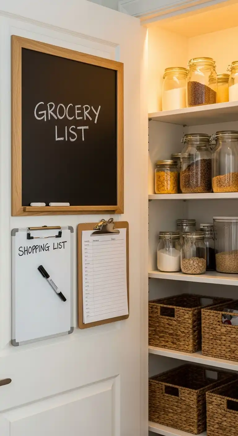 17. Use the Back of the Door for a Shopping List