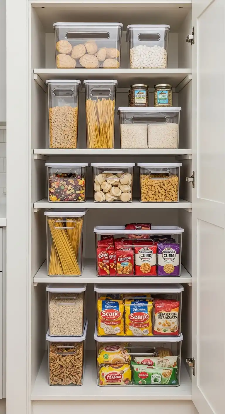 18. Use Stackable Bins