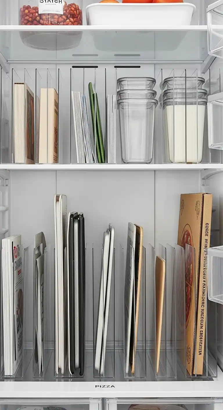 18. Vertical Dividers for Baking Sheets & Flat Items