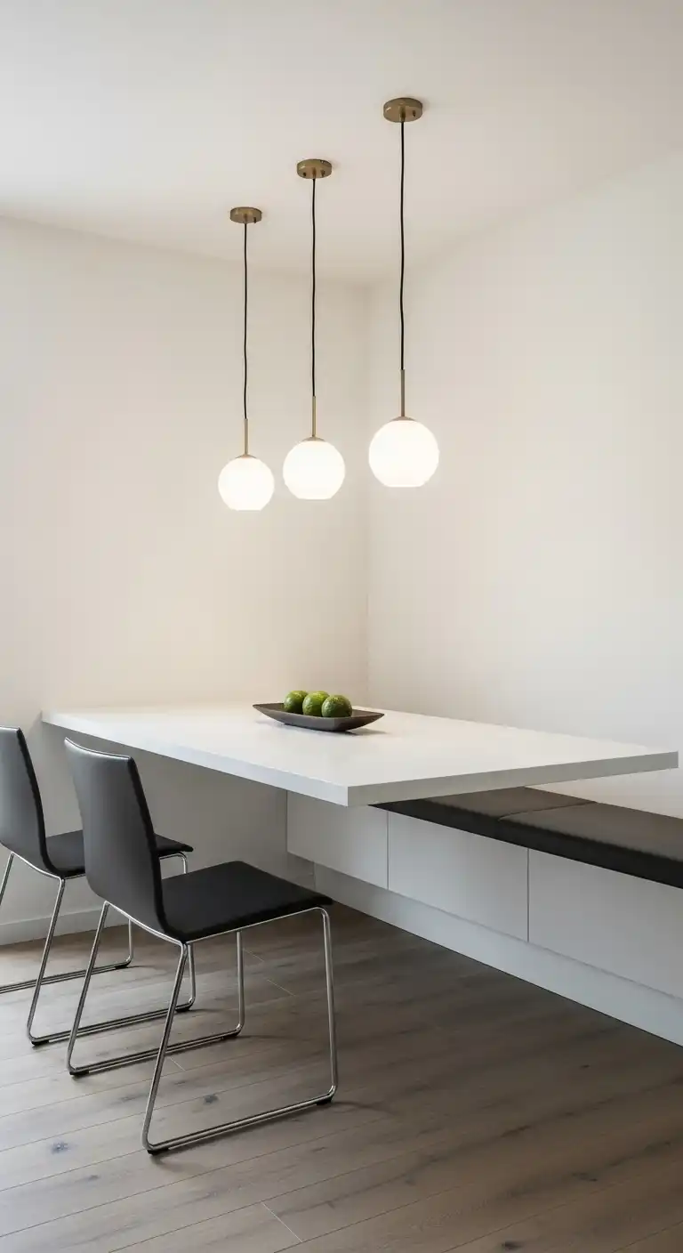 19. Floating-Style Dining Table