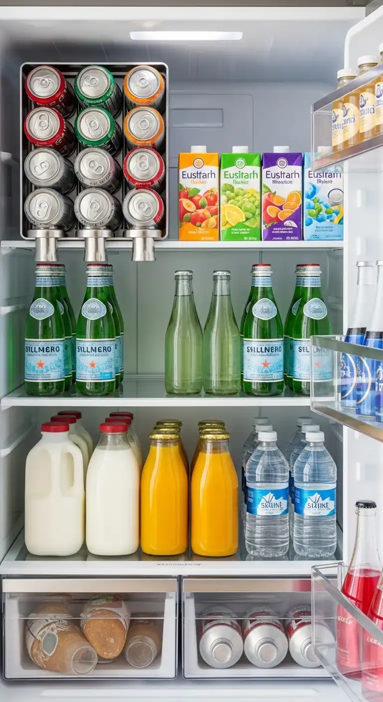 19. Group Beverages in One Section