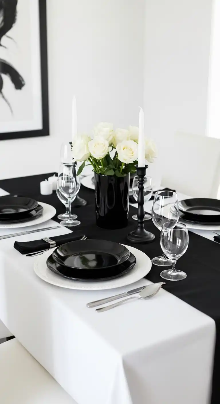 19. High-Contrast Black & White