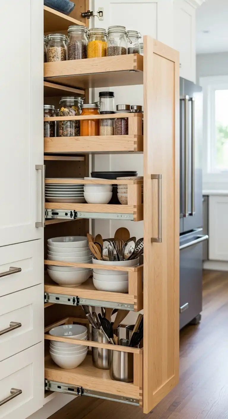 2. Embrace the Power of Pull-Out Shelve